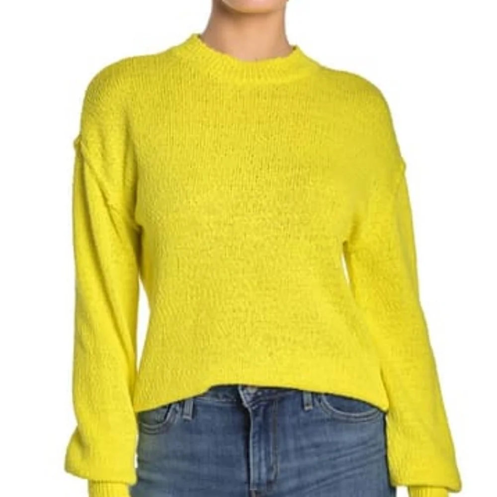 Abound Drop Shoulder Bright Neon Sweater N…